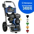 thumbnail image 1 of Westinghouse 3400-PSI, 2.6-GPM Gas Pressure Washer with 5 Nozzles & Soap Tank, 1 of 12