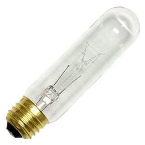 Clear Dimmable T10 Incandescent Light Bulb, 25 Watt