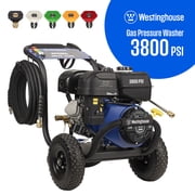 Westinghouse 3800-PSI 3.6-GPM Gas Pressure Washer, Heavy Duty, 5 Nozzles, Soap Tank