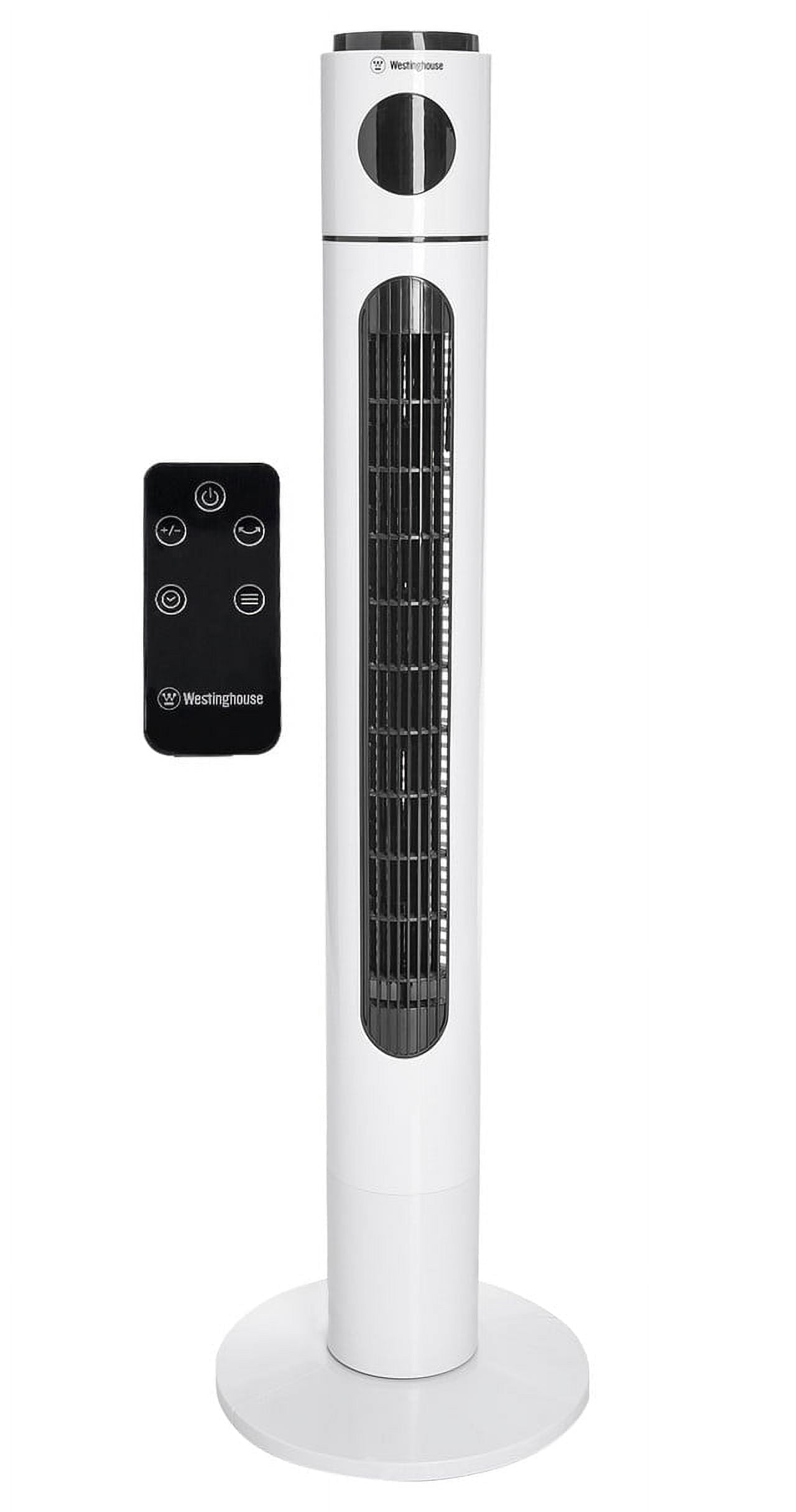 Brandclub - Westinghouse 42-Inch Tower Fan with Remote, Digital Panel ...
