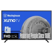 Westinghouse 43" Smart TV, 1080p FHD Xumo TV with Voice Remote, Wifi, Bluetooth, Dolby Sound