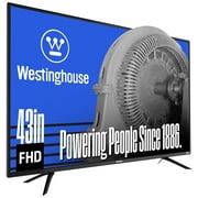 Westinghouse 43" Smart TV, 1080p FHD Xumo TV with Voice Remote, Wifi, Bluetooth, Dolby Sound