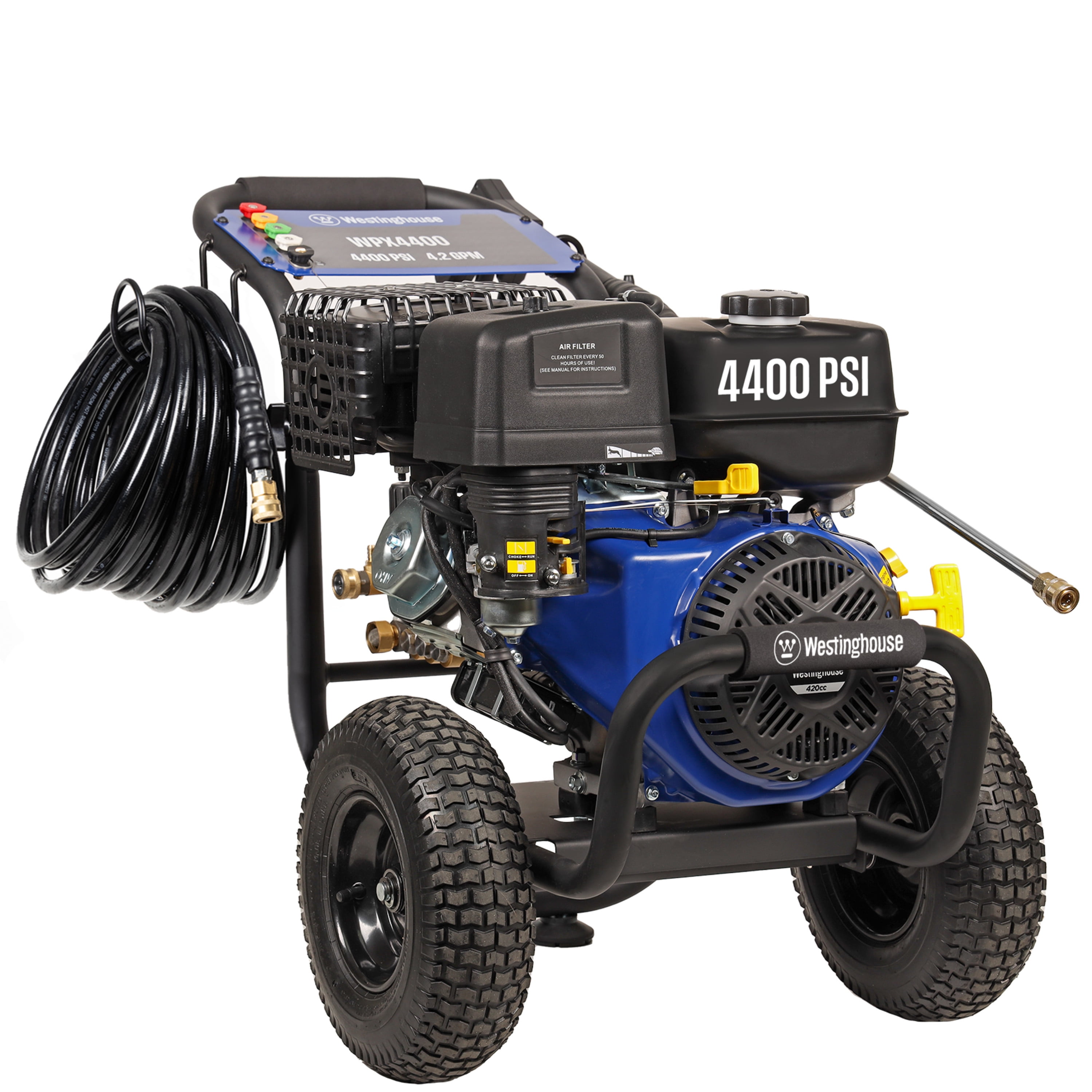 Wpx 3200 psi 2.5 gpm gas powered axial cam pump pressure washer with quick connect tips deals
