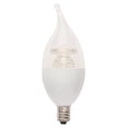 thumbnail image 1 of Westinghouse 4512400 Pack Of (2) 4 Watt C11 Candelabra (E12) Led Bulbs - Clear, 1 of 5