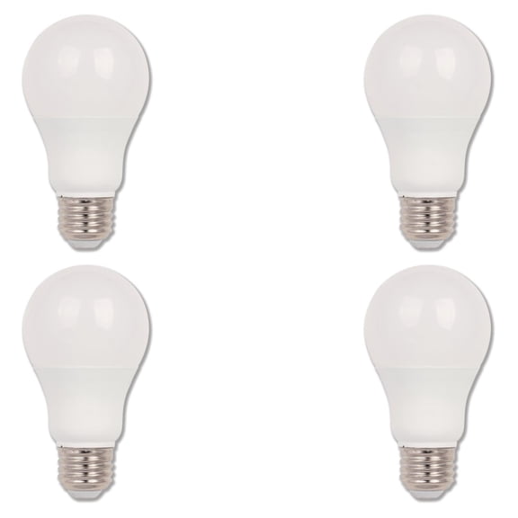 Westinghouse Lighting 4516000 9.5 Watt (60 Watt Equivalent) Omni A19 Bright White ENERGY STAR LED Light Bulb, Medium Base, 4 Pack