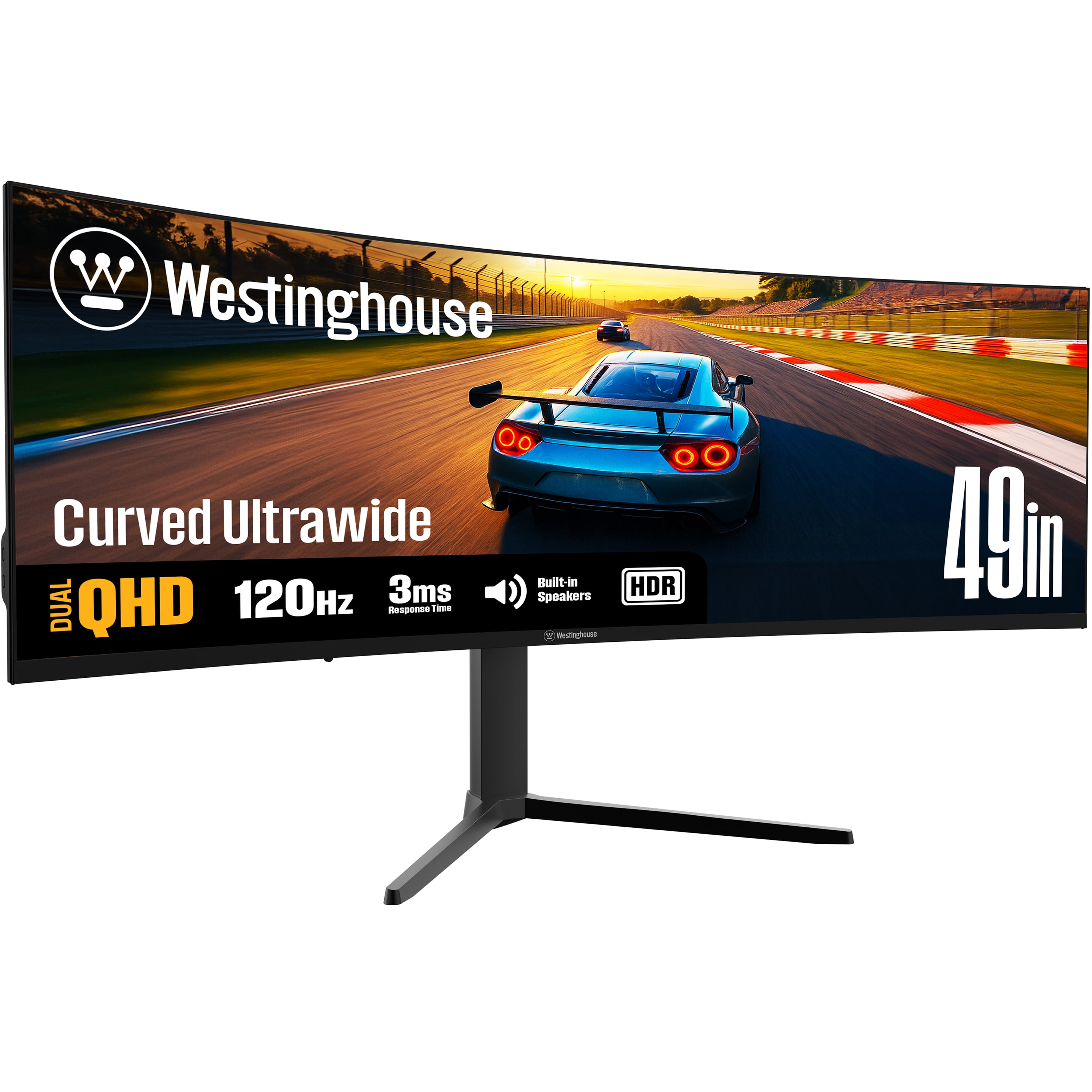 Westinghouse, 49 Inch Curved Ultrawide Gaming Monitor, 5120x1440 ...