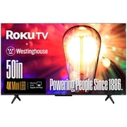 Westinghouse 50” Mini-LED 4K UHD Roku TV, Dolby Vision HDR, QLED Quantum Color, Local Dimming, MEMC Motion, HomeKit