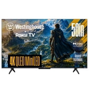 Westinghouse 50  Mini-LED 4K UHD Roku TV, Dolby Vision HDR, QLED Quantum Color, Local Dimming, MEMC Motion, HomeKit