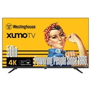 Westinghouse 50 Edgeless 4K UHD Smart TV with Xumo TV, HDR10, Voice Remote, Wifi, Dolby Sound