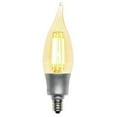 thumbnail image 1 of Westinghouse 513200 5 watt CA10 Dimmable Filament LED Light Bulb, Amber, 1 of 1
