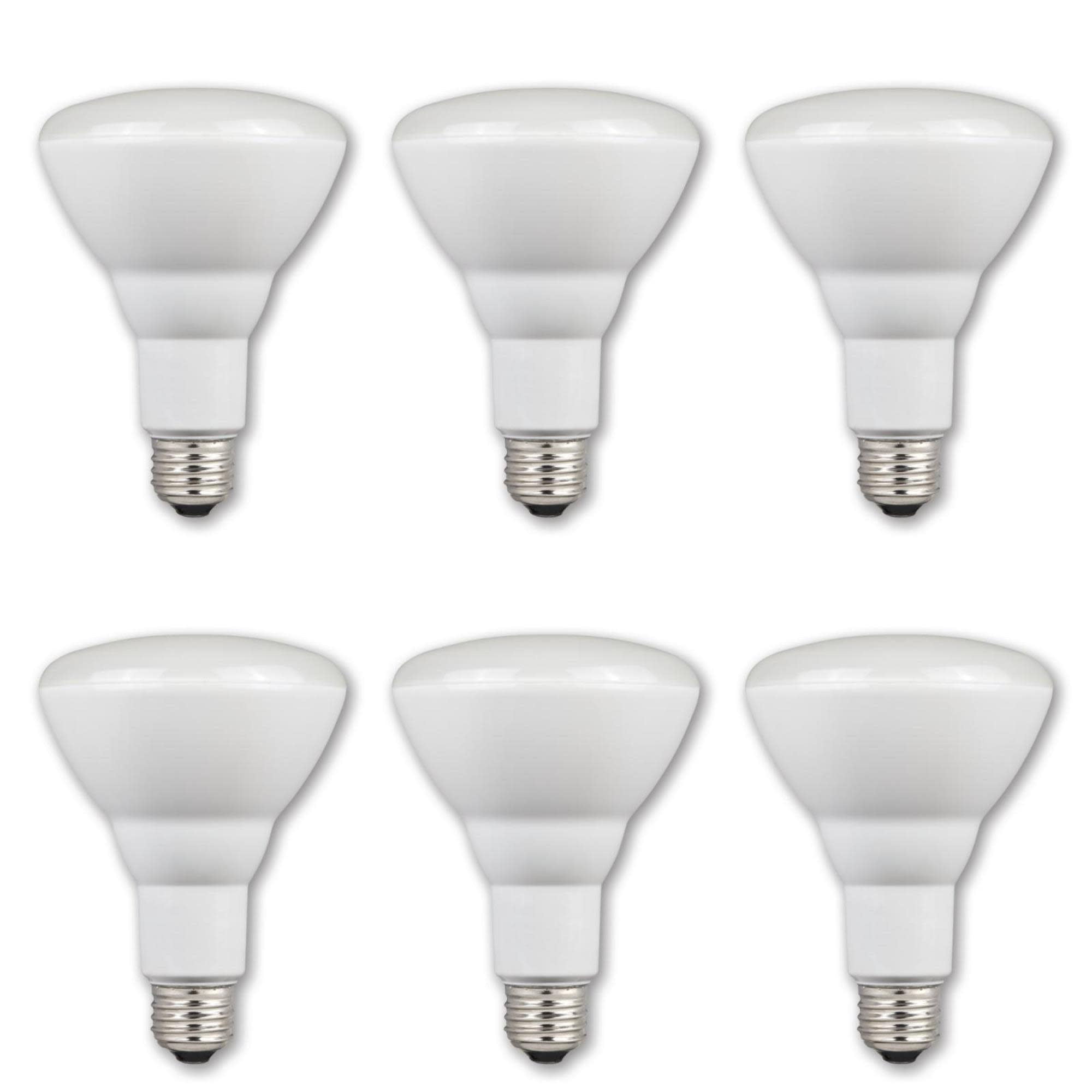 Westinghouse 5220020 Pack Of (6) 9 Watt Dimmable Br30 Medium (E26) Led Bulbs - White