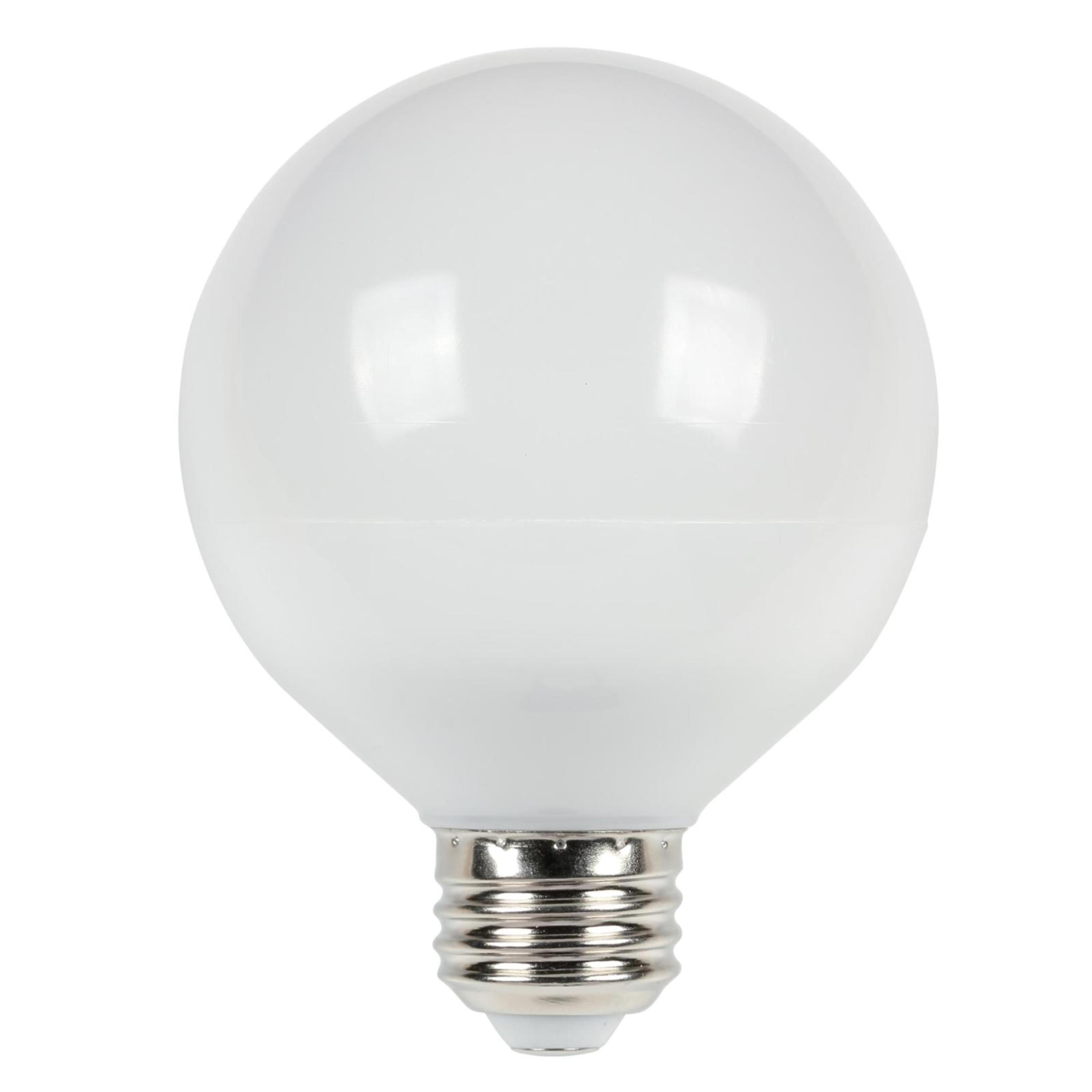 White Frosted Dimmable LED Globe Light Bulb