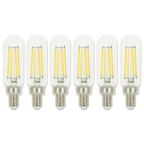 Westinghouse 5335020 Pack Of (6) 5 Watt Dimmable T8 Candelabra (E12) Led Bulbs- 600