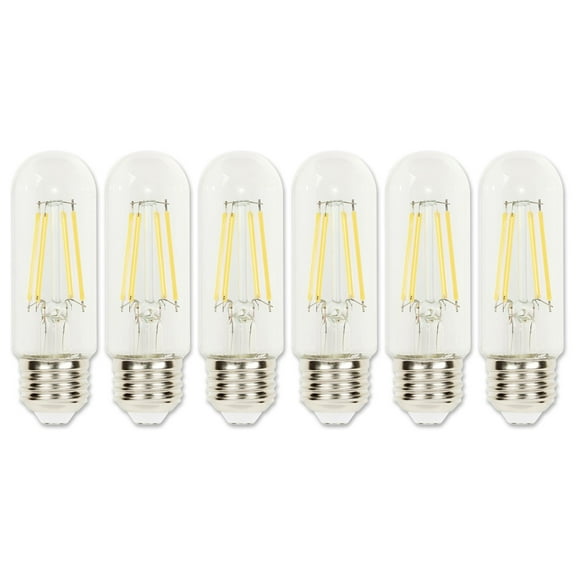 Westinghouse 5341020 Pack Of (6) 6.5 Watt Dimmable T10 Medium (E26) Led Bulbs- 800 Lumens,