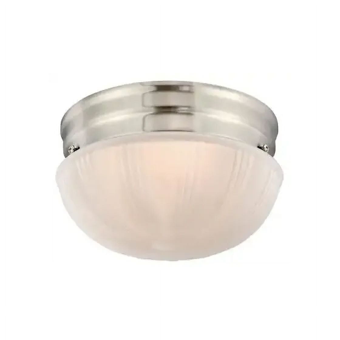 Brushed Nickel LED Flush Mount Ceiling Light