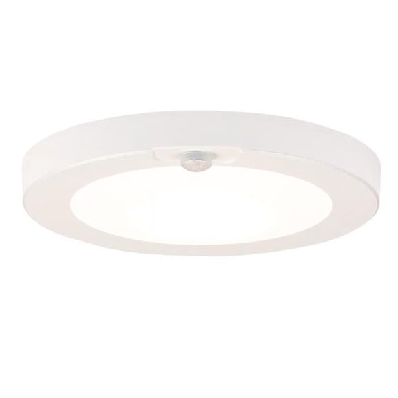 Westinghouse Lighting 6-Inch 7-Watt LED Indoor Flush Mount Ceiling Fixture with Motion Sensor 4000K - White