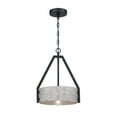 thumbnail image 1 of Westinghouse Lighting  Callowhill One Light Indoor Pendant, Matte Black and Antique Ash Finish - 1-Light, 1 of 5