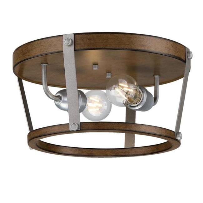 Westinghouse 6734500 2-Light Flush Mount Ceiling Fixture With Pull Chain – White, Indoor - View #2