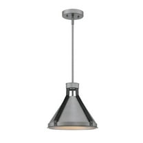 Westinghouse Lighting 6128400 Pennsauken One Light Indoor Pendant with Iron Accents, Industrial Steel