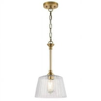 Westinghouse 6130200 Aggie 10" Wide Mini Pendant - Brass