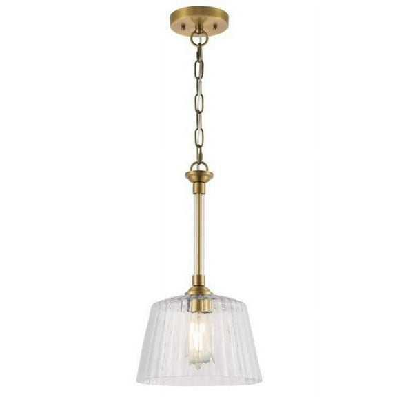 Westinghouse 6130200 Aggie 10" Wide Mini Pendant - Brass
