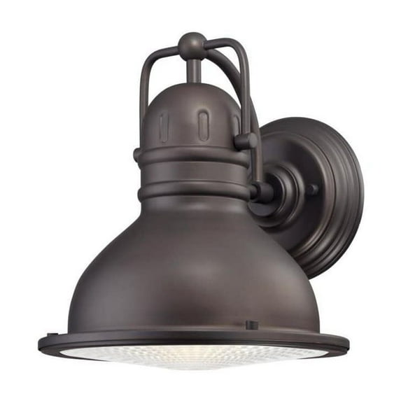 Westinghouse 6204600 Orson One-Light Dimmable LED Outdoor Wall Fixture, Oil Rubbed Bronze Finish with Frosted Prismatic Lens