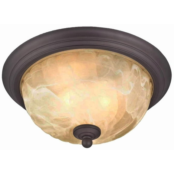 Westinghouse 62309 Ceiling Light Fixture, Outdoor, Oil Rubbed Bronze & White Alabaster Glass, 60-Watt, 11 x - Quantity 1
