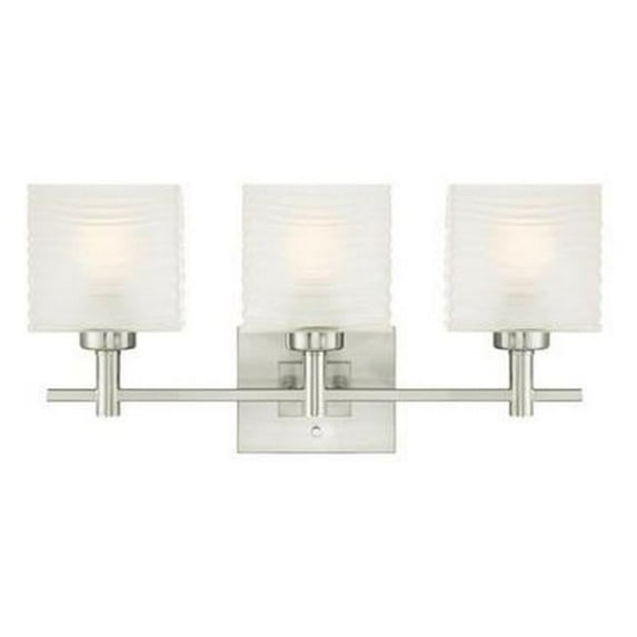 Westinghouse 6304000 Alexander Three Light Indoor Wall Fixture, Brushed Nickel
