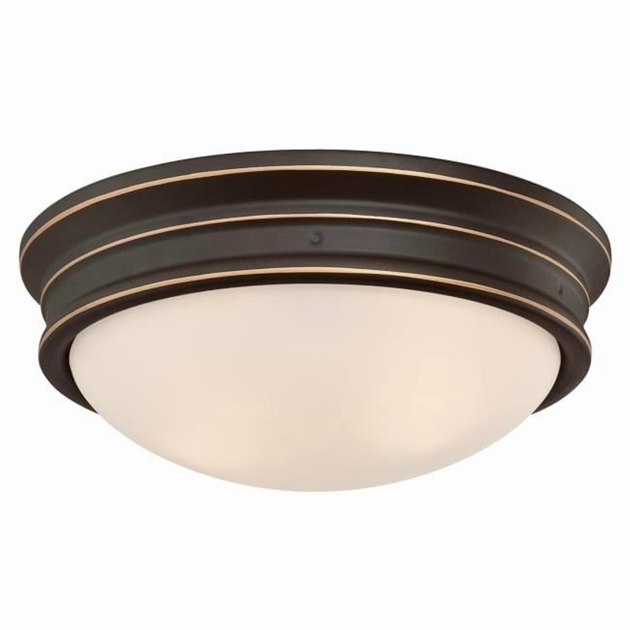 Westinghouse 6370600 Meadowbrook 2 Light 13" Wide Led Flush Mount Bowl Ceiling Fixture -