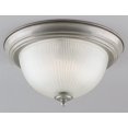 thumbnail image 1 of Westinghouse 64323 1 Light Ceiling Fixture Featuring Frosted Ribbed Glass Dome - Grey, 1 of 2