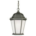 thumbnail image 1 of Westinghouse 6750900 One Light Outdoor Pendant, Rust with Frosted Seeded Glass Panels, 1 of 2