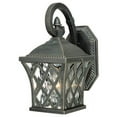 thumbnail image 1 of Westinghouse 6751900 One Light Outdoor Wall Lantern, Rust with Clear Water Glass, 1 of 2