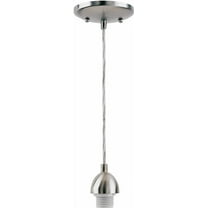 Westinghouse Lighting 7028400 Single-Light Mini-Pendant Kit with Nickel Finish