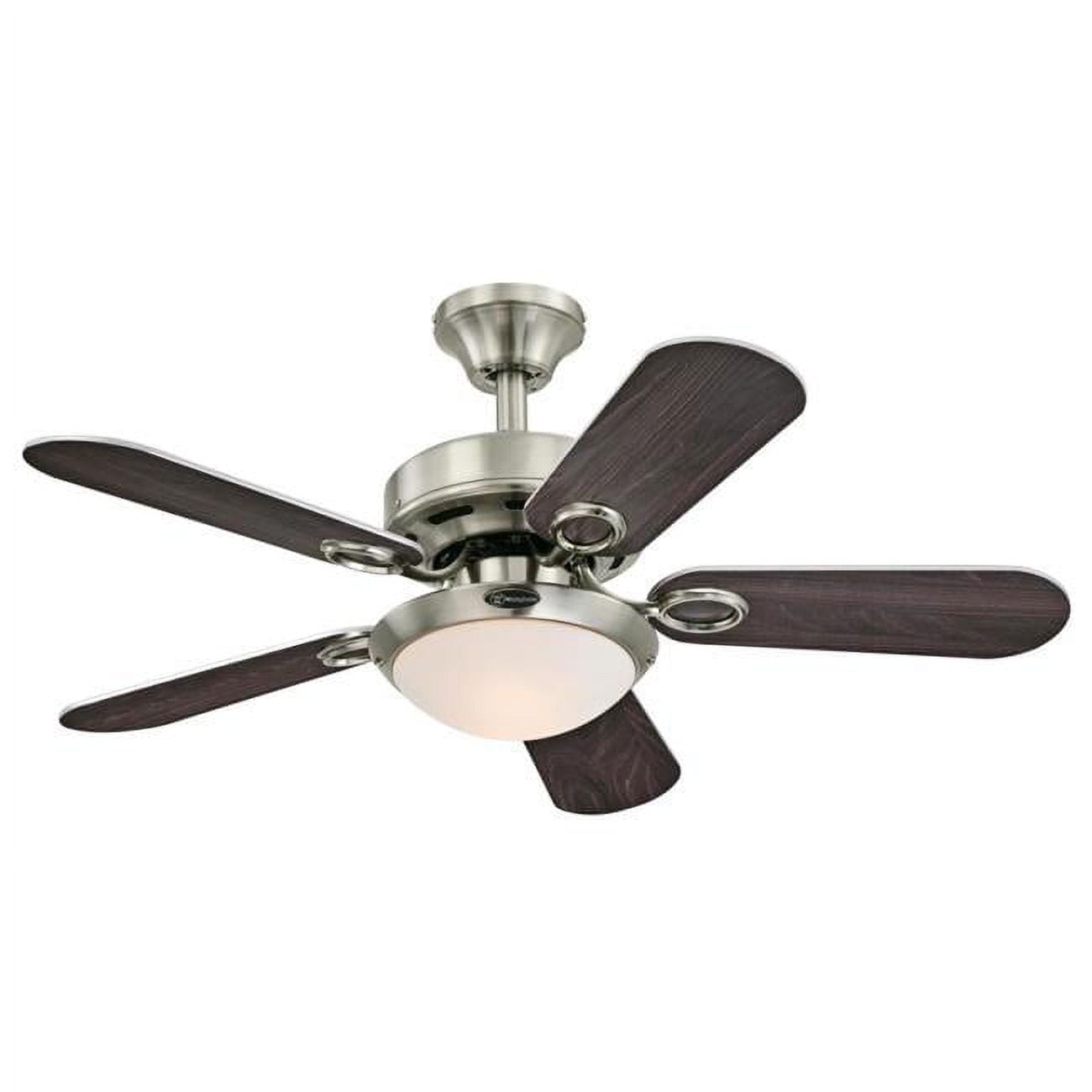 Cassidy 36'' Brushed Nickel Ceiling Fan with LED Light