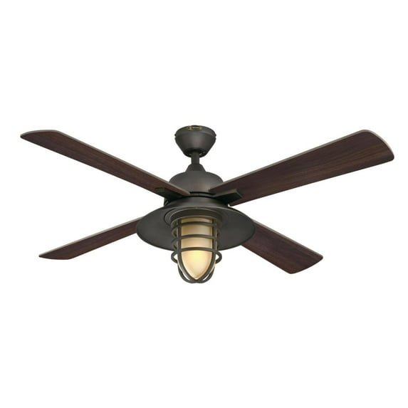 Westinghouse 7307100 Porto 52" 4 Blade Led Ceiling Fan - Black-Bronze