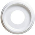 thumbnail image 1 of Westinghouse 7703700 Ceiling Medallion, 9-3/4 in Dia, 9-3/4 in L, Plastic, White, 1 of 1