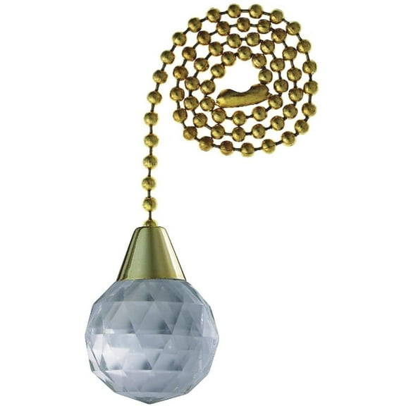 Westinghouse Beaded Pull Chain - Polished Brass - 12 In