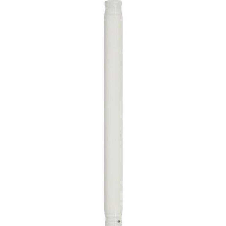 Westinghouse 24" Extension Down Rod – 1/2" ID White Finish For Ceiling Fans (High Ceilings)