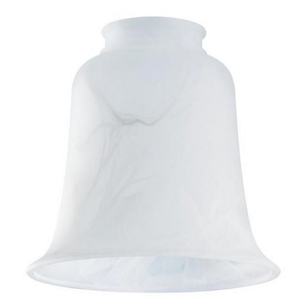 Westinghouse 8109800 Ceiling Fan Light Shade, Milky White Glass, 5.5-In. - Quantity 6