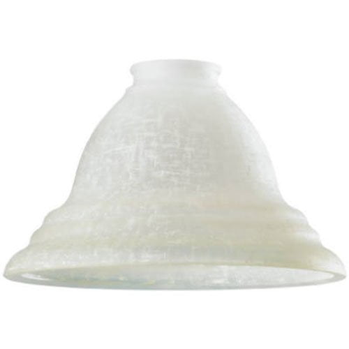 Westinghouse 8138200 Light Shade, Wide Bell, Glass, Beige