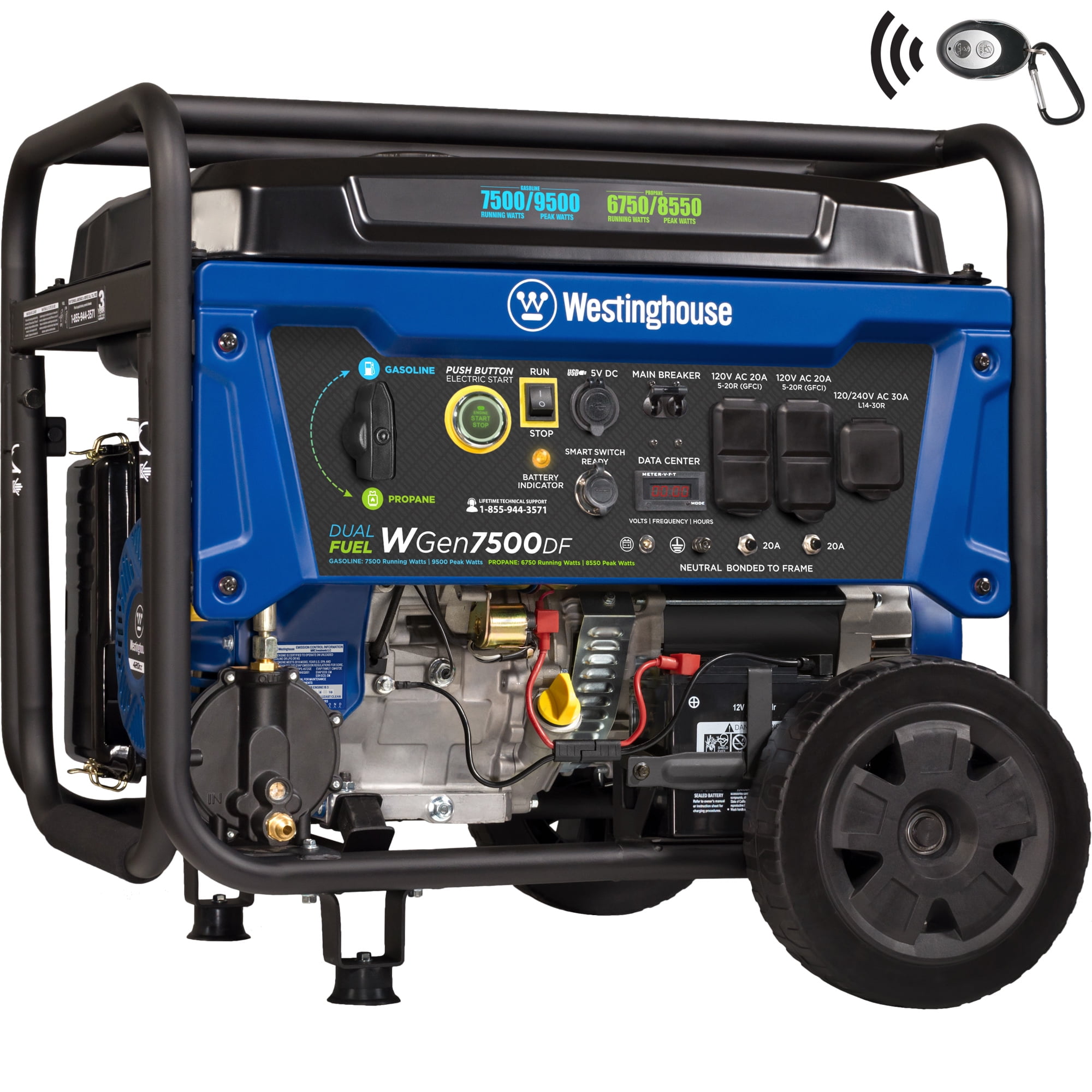 Westinghouse dual fuel generator deals