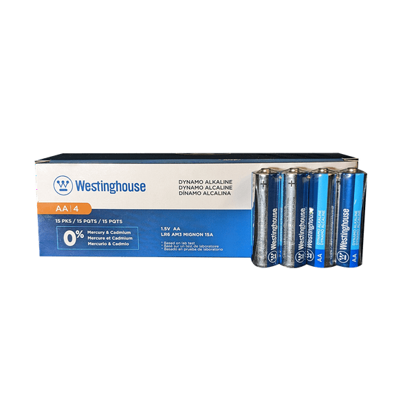 Westinghouse AA Dynamo Alkaline Size: Box 60pk