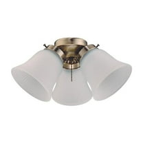 Westinghouse Antique Brass White Cluster Ceiling Fan Light Kit