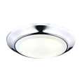 thumbnail image 1 of Westinghouse Westinghouse 6322600 7-3/8-Inch Dimmable ENERGY STAR LED Indoor/Outdoor Surface Mount Wet Location, Chrome Finish with Frosted Lens, 1 of 3