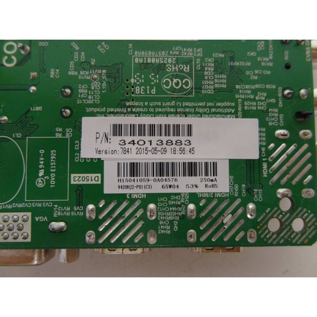 Westinghouse DWM42F2G1 Main Board / Power Supply V420HJ2P01 (C3