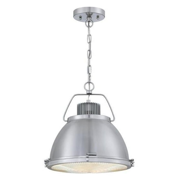 Westinghouse Danzig Pendant Brushed Nickel Finish with Clear Prismatic Lens