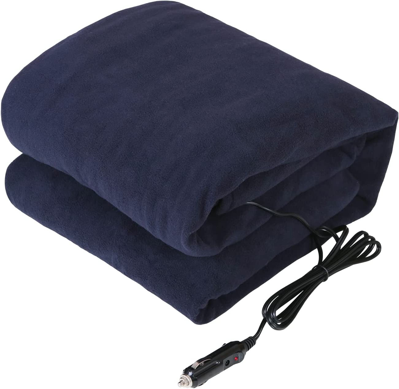 Westinghouse Heated Car Blanket, 12Volt Polar Fleece Heated Car Travel