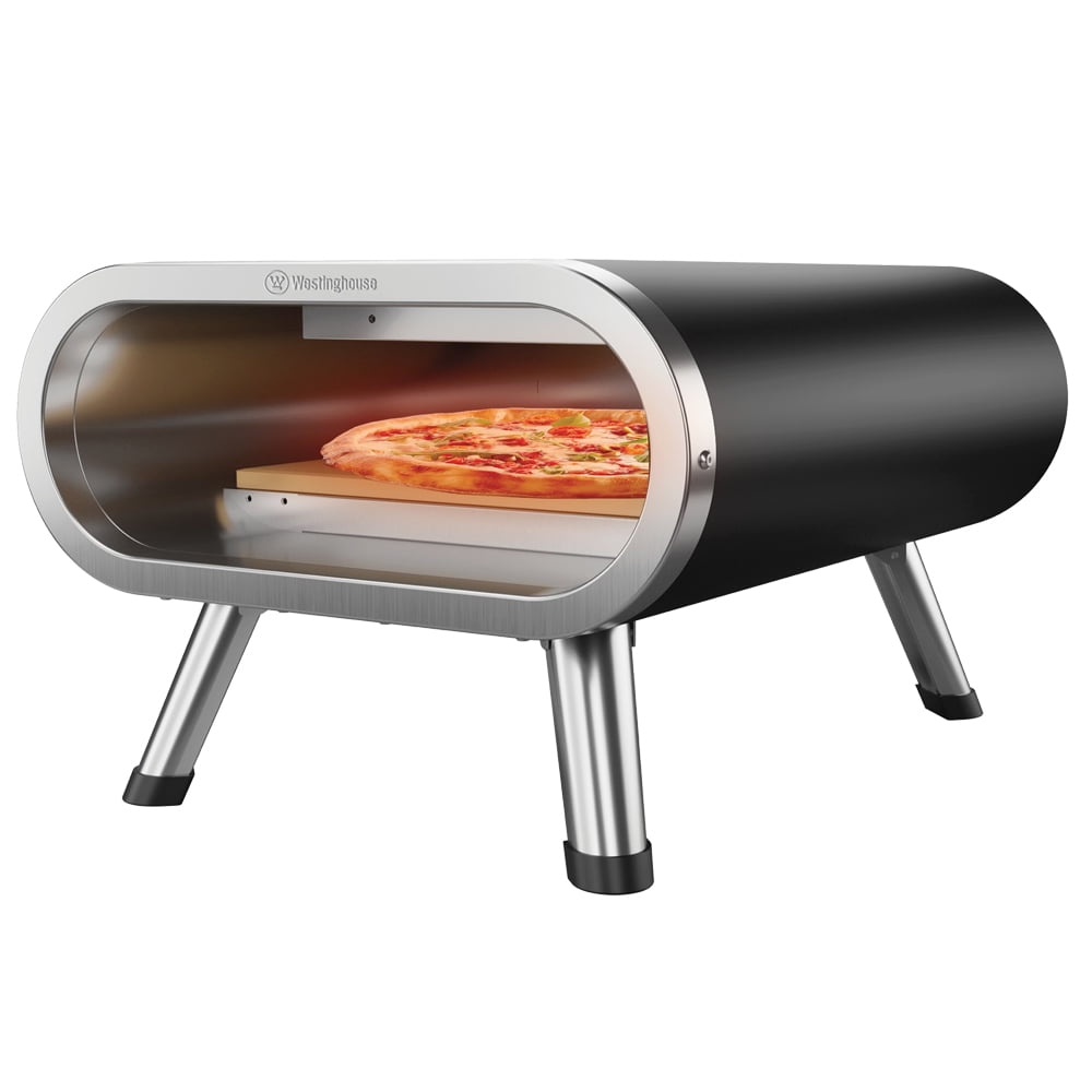 Westinghouse Homeware USA Indoor Outdoor 12 Electric Pizza Oven with Double Heating Black Walmart