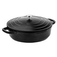 thumbnail image 1 of Westinghouse Low Casserole with Lid, 12.5 Inches, Black, Cast aluminum, Kitchen, Kitchen Accessories, 1 of 6