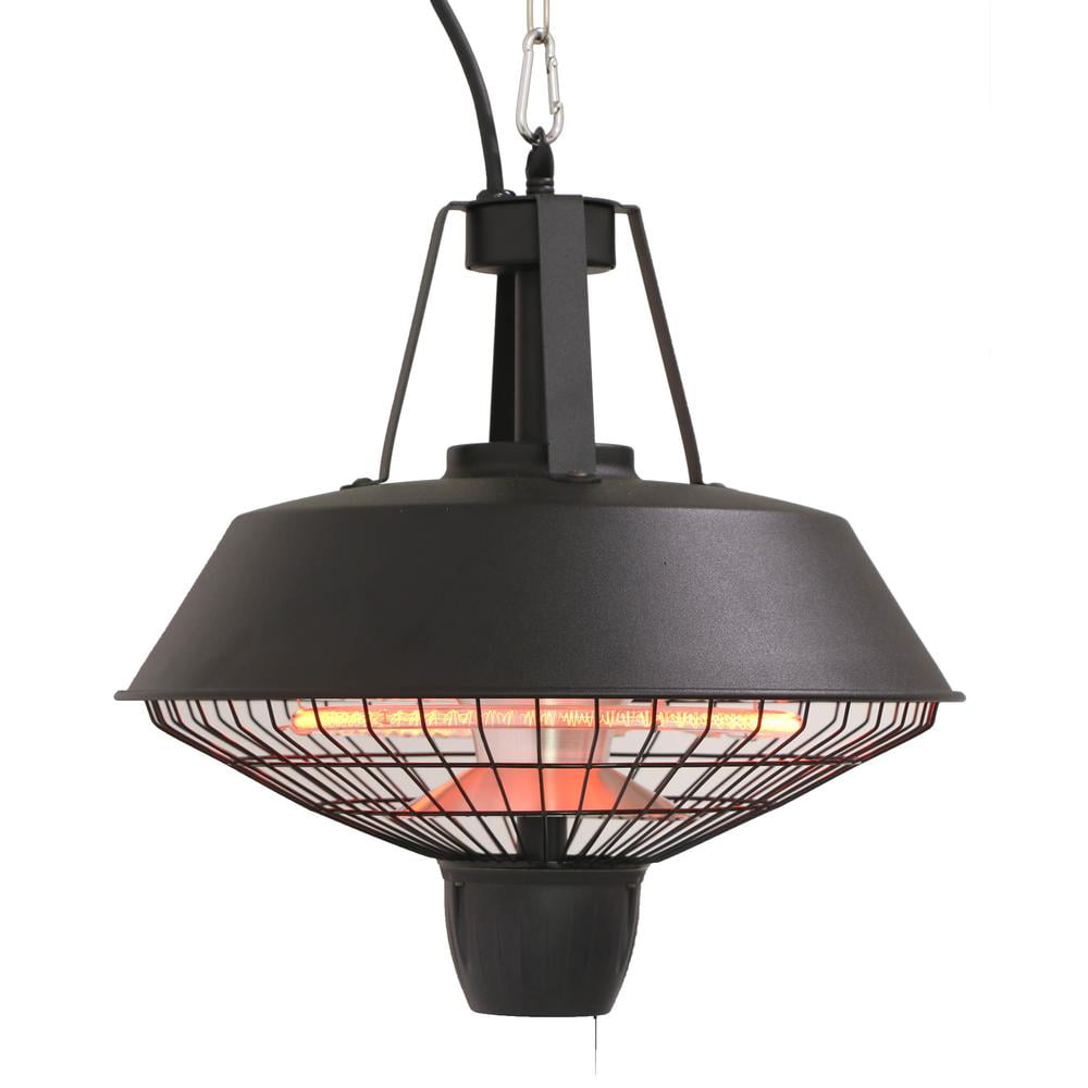 Black Infrared Electric Hanging Outdoor Heater with Aluminum and Steel